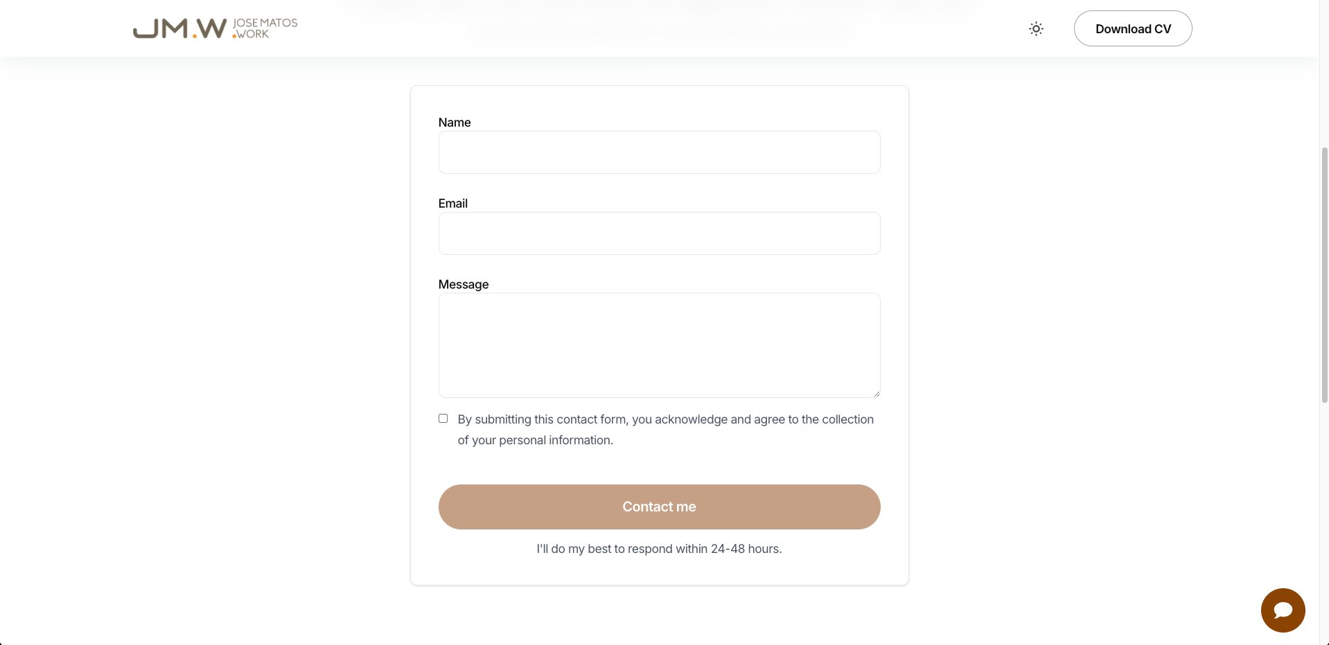 Contact Form Worker Demo